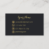 Luxury Ink Visitekaartje (Achterkant)