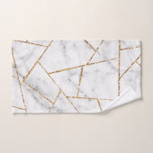 Luxury Interior Marble Stone Glitter Bad Handdoek (Handdoek)