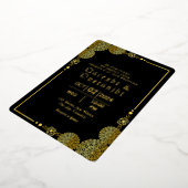 Luxury Invitation Gold Foil Sjabloon (Gedraaid)