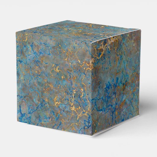 Luxury Lapis Lazuli Marble Bedankdoosjes (Achterkant)