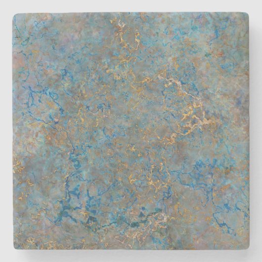 Luxury Lapis Lazuli Marble Stenen Onderzetter (Voorkant)