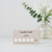 Luxury Lash Technician Loyalty Card (Staand voorkant)