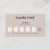 Luxury Lash Technician Loyalty Card (Voorkant)