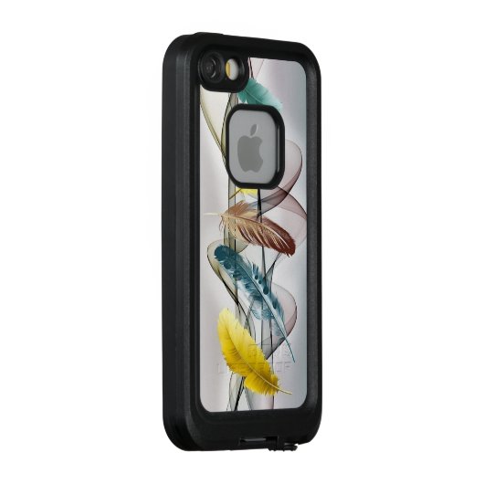 Luxury Leather Look iPhone 5/5s Case – Premium Cla (Achterkant / rechts)