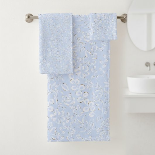  Luxury Light Blue Towel – Modern Elegance