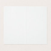 Luxury Linen Plain Modern minimalist Visitekaartjes (Binnenkant ongevouwen)