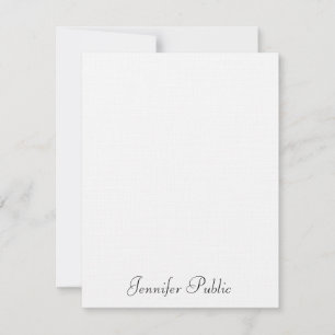 Luxury Linen Typografie Moderne Minimale Sjabloon