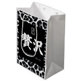 Luxury. Lujo. 贅沢. Medium Cadeauzakje (Voorkant Gekanteld)