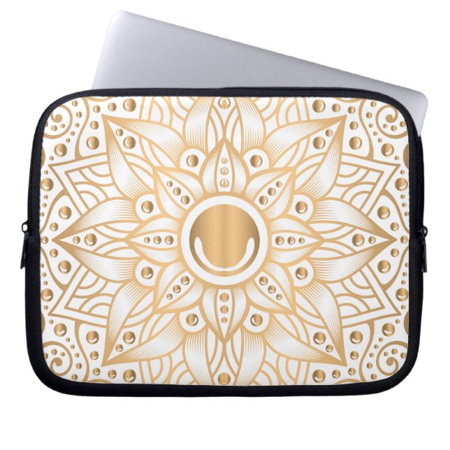 Luxury Mandala 11 Laptop Sleeve (Voorkant)