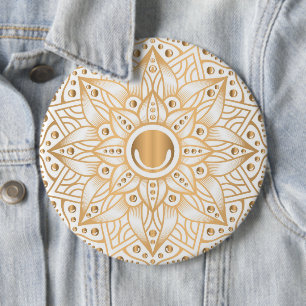 Luxury Mandala 11 Ronde Button 6,0 Cm