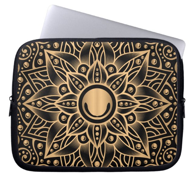 Luxury Mandala 12 Laptop Sleeve (Voorkant)