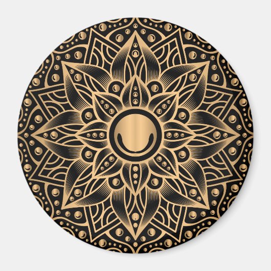 Luxury Mandala 12 Magneet (Voorkant)