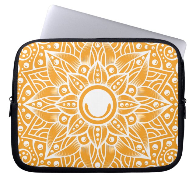 Luxury Mandala 13 Laptop Sleeve (Voorkant)