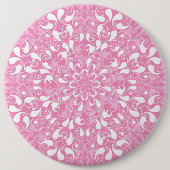 Luxury Mandala 18 Ronde Button 6,0 Cm (Voorkant)
