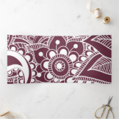 Luxury Mandala 44 Drieluik Wenskaart (Binnen)