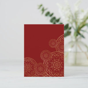 Luxury Mandala 50 Feestdagenkaart