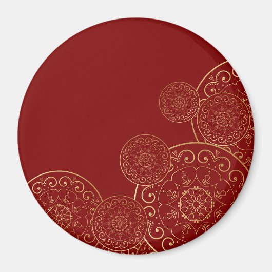 Luxury Mandala 50 Magneet (Voorkant)