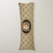 Luxury Medusa Gold Body Pillow Lichaamskussen (Voorkant Verticaal)