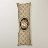 Luxury Medusa Gold Body Pillow Lichaamskussen (Achterkant (Verticaal))