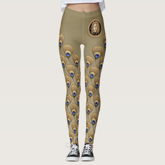 Luxury Medusa Medallion Leggings (Voorkant)