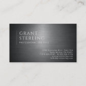 Luxury Metallic Professional Visitekaartje (Voorkant)