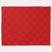 Luxury Modern Elegant Red Heart Fleece Deken (Voorkant (Horizontaal))