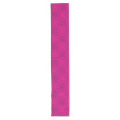 Luxury Modern Elegant Roze Heart Lange Tafelloper (Voorkant)