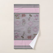 Luxury Modern  Floral Cake Bad Handdoek (Handdoek)