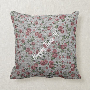 Luxury modern  Floral Roos Kussen