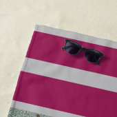 Luxury modern  Floral Roos Strandlaken (In situ)