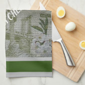 Luxury modern  Floral Roos Theedoek (Quarter Fold)