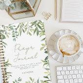 Luxury Modern Greenery Christelijk Prayer Journal Notitieboek
