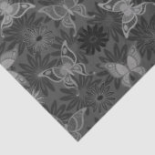 Luxury Modern Natural Floral Butterfly Tissuepapier (Detail)