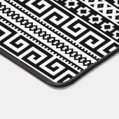 Luxury Monochrome Ancient Greek Aztec Maze Linear (Coin)