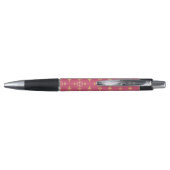 Luxury Monogram roze en Gold Quatre Floral Pen (Achterkant)