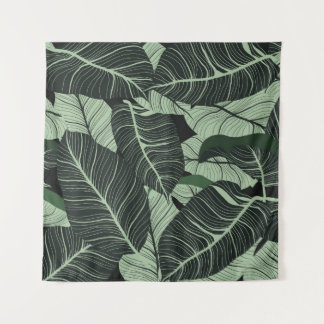 Luxury nature leaves background. Floral pattern, T Wandkleed