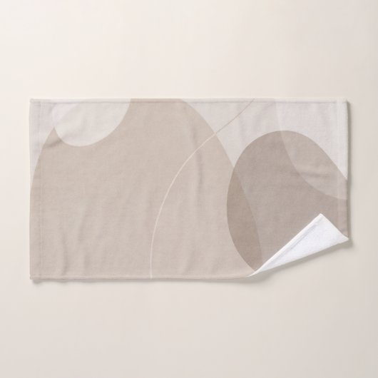Luxury Neutral Beige Abstract (Serviette à main)