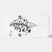 Luxury Noir Hoesje iPhone Hoesje (Achterkant horizontaal)