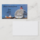 Luxury Ocean Cruise Liner Visitekaartje (Voorkant / Achterkant)