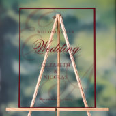 Luxury Old Money Monogram Wedding Welcome (Neutre)