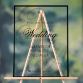 Luxury Old Money Monogram Wedding Welcome (Neutre)