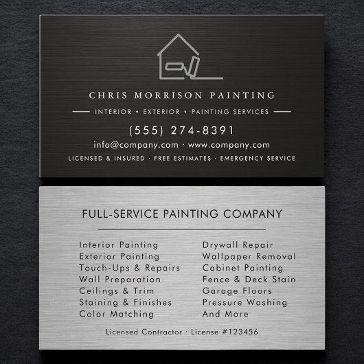 Luxury Painter Visitekaartje