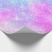 LUXURY PASTEL GLITTER SPLATTER PAARS CADEAUPAPIER (Hoek)