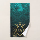 Luxury Personalized Damask gold Lijst Bad Handdoek (Handdoek)