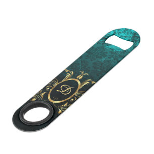 Luxury Personalized Damask gold Lijst Speed Flessenopener