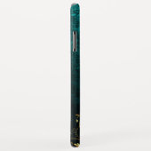 Luxury Personalized Damask Turquoise Case-Mate iPhone Case (Achterkant/rechts)