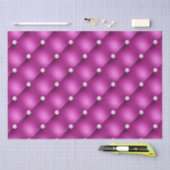 Luxury Pink Diamond Tufted Pattern Tissuepapier (Craft)