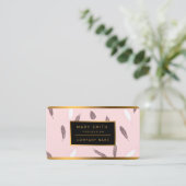 Luxury Popular Feathers Boho Collection Visitekaartje (Staand voorkant)