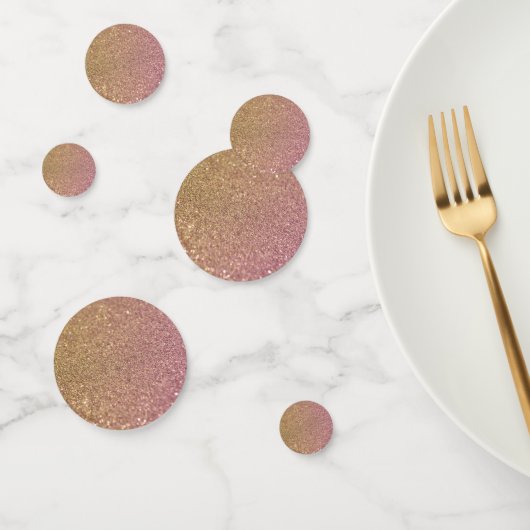 Luxury Precious Gold Pink Glitter Confetti (Groep)