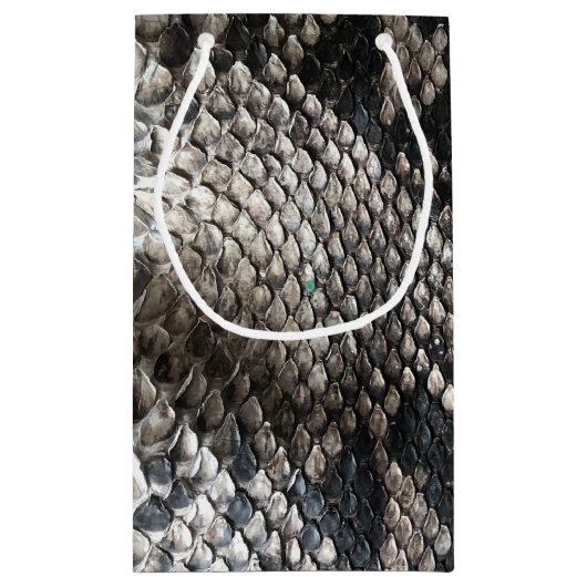 Luxury Python Snake Skin - Rich Elegant Mode Klein Cadeauzakje (Achterkant)